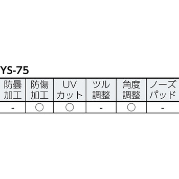 保護めがね2眼型 YS-75 山本光学