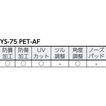 保護めがね2眼型 YS-75 山本光学