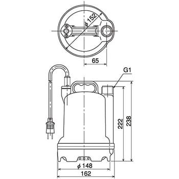 S12D-80 バッテリー電源式 水中ポンプ 寺田ポンプ製作所 DC12V 吐出量