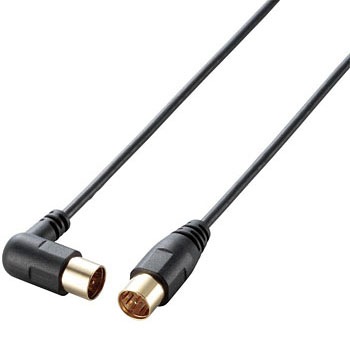 DH-ATLS20BK アンテナケーブル(L型-ストレート) エレコム 75901892