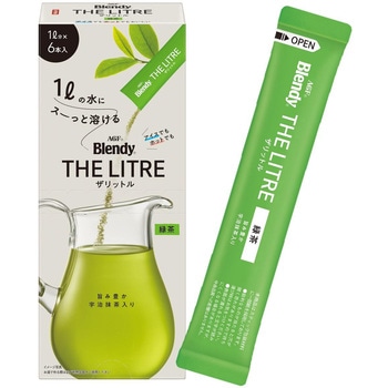 AGF ブレンディ ザリットル 緑茶 6本 AGF(味の素AGF)