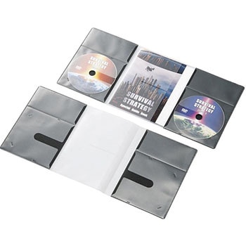 CD/DVD用スリム収納ソフトケース エレコム