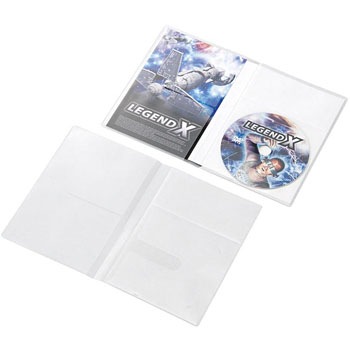 CCD-DPD10WH CD/DVD用スリム収納ソフトケース エレコム 75905706