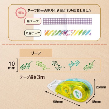 デコラッシュ 10mm 太幅タイプ PLUS(プラス)[文具]