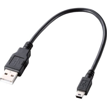 U2C-GMM025BK USBケーブル miniB-A ゲーム用 短いタイプ ブラック 1本