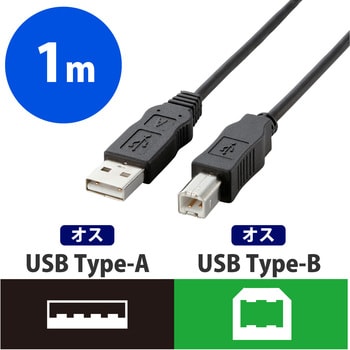 USB2-ECO10 USBケーブル (USB2.0対応) A-Bタイプ ツイストペアケーブル