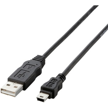 USB-ECOM550 USBケーブル デジカメケーブル ミニB-A ブラック 1本 