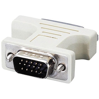 ディスプレイケーブル変換コネクタ DVI-I 29ピン(メス) D-sub 15ピン ミニ(オス) エレコム DVIアダプタ 【通販モノタロウ】 AD-DVFTD15M