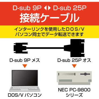 シリアルケーブル RS-232Cケーブル 9ピン 25ピン 鉛フリーはんだ