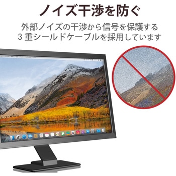 変換アダプタ miniDisplayport[オス] - HDMI[メス] ミニディスプレイポート 0.15m エレコム