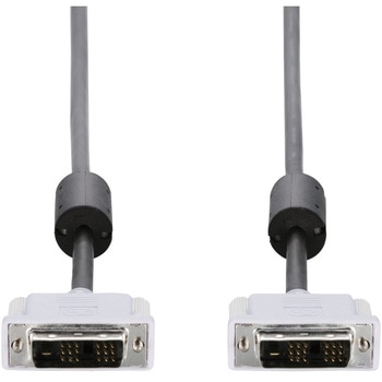DVIケーブル DVI-D 18ピン+1ピン シングルリンクケーブル フェライトコア ブラック エレコム