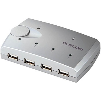 USBハブ内蔵切替器 エレコム
