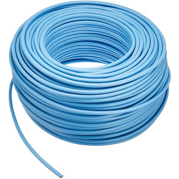 LANケーブル cat5e 単線 STP 段ボール箱入り(リレックス巻き) コネクタ無 ブルー RoHS エレコム