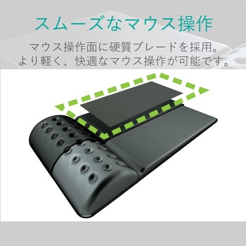 マウスパッド リストレスト付 一体型 軽快 COMFY エレコム