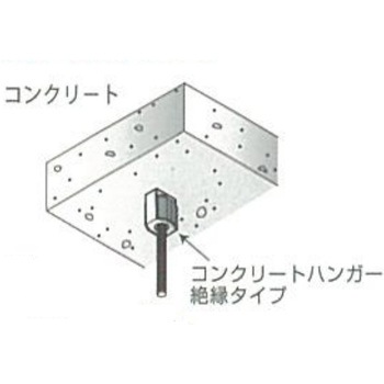 GSナット付きハンガー絶縁タイプ(吊りボルト支持具) イイファス