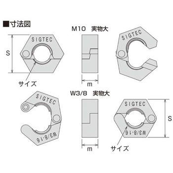 マジックナットM20(10pcs) マジックナット(分割開閉式スピードナット) 1パック(10個) イイファス 【通販モノタロウ】