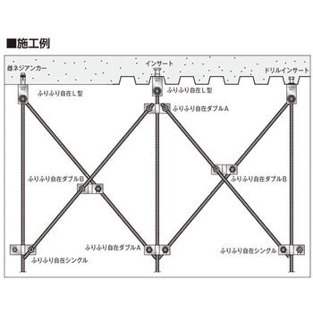 吊りボルト振れ止め金具 - イイファス