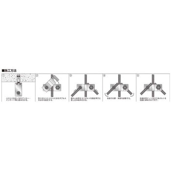 吊りボルト振れ止め金具 - イイファス