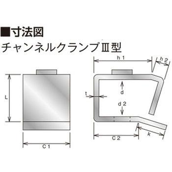 チャンネルクランプ イイファス