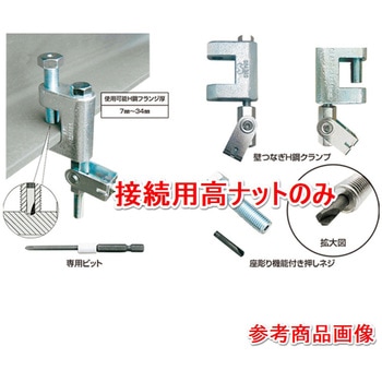 アシバツナギ 壁つなぎ用H鋼クランプ イイファス