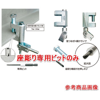 アシバツナギ 壁つなぎ用H鋼クランプ イイファス