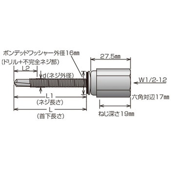 GSアシバツナギ ナット固定式 イイファス