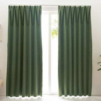 防炎・1級遮光(多色)ドレープカーテン ベルーイ ユニベール