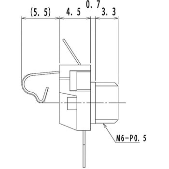 2極小形単頭ジャック Φ3.5 マル信無線電機