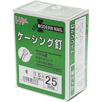 17(1.5)×25 白 SP ケーシング釘 1箱(500g) ダイドーハント 【通販