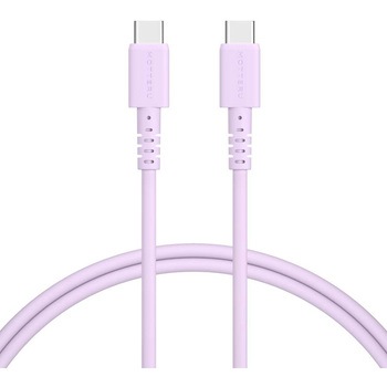 しなやかで絡まない シリコンケーブル 急速充電 データ転送対応 USB-C to USB-C MOTTERU