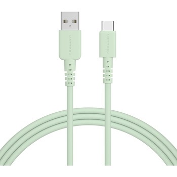 しなやかで絡まない シリコンケーブル 急速充電 データ転送対応 USB-A to USB-C MOTTERU