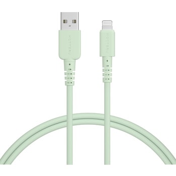 しなやかで絡まない シリコンケーブル 充電 データ転送対応 Apple MFi認証品 USB-A to Lightning MOTTERU