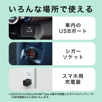 スマートフォン用CDレコーダー「ラクレコ」用 モバイルバッテリー接続ケーブル BUFFALO(バッファロー)