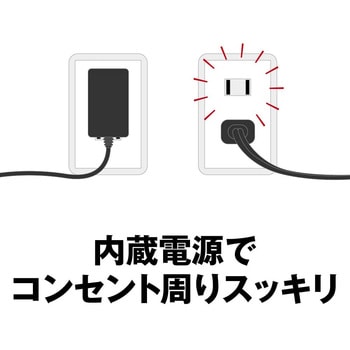 LAN HUB Giga 8ポート スイッチングハブ 電源内蔵 金属筐体 マグネット付 BUFFALO(バッファロー)