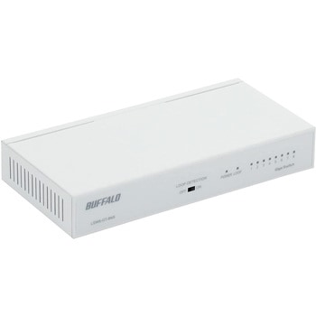 LAN HUB Giga 8ポート スイッチングハブ 電源内蔵 金属筐体 マグネット付 BUFFALO(バッファロー)