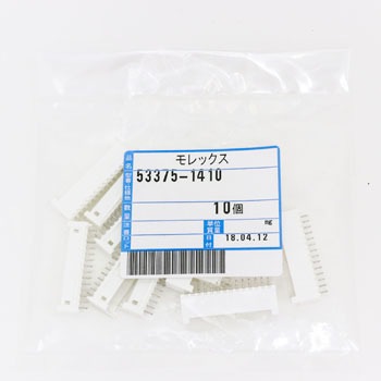 53375-1410 �d���Ί�p�R�l�N�^ 2.5mm�s�b�` Mini-Lock �E�G�n�[ �X�g���[�g�^�C�v 53375 ���{�����b�N�X(molex) 75938143