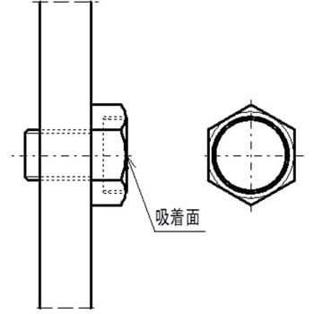 マグネット付六角ボルト ラクテム