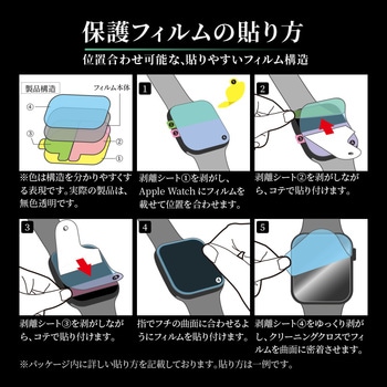 Apple Watch Series 7 (45mm) 保護フィルム 「SHIELD・G HIGH SPEC FILM」」 全画面3DFilm 2枚組 高透明・衝撃吸収 指紋防止 LEPLUS