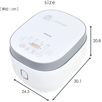 YJP-M10(B) マイコン式炊飯器 5．5合炊き 1台 YAMAZEN(山善) 【通販 