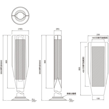 積水 φ８０車線分離標用カバー フレックスカバー サインタイプ ＫＧ