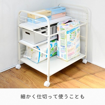 押入れ収納ラック 2段 キャスター付き YAMAZEN(山善)