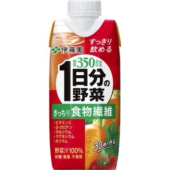 62892 紙1日分の野菜きっちり食物繊維330 1箱(330mL×12本) 伊藤園