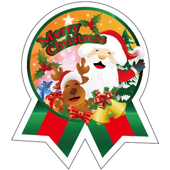 食品表示ラベル シール(クリスマス) ササガワ
