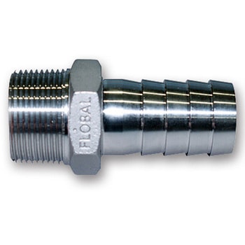 VCH-S13-0627 �X�e�����X���z�[�X�j�b�v�� SUS304�n(SCS13A) �t���[�o�� �Ή� �^�P�m�R�O�a27mm  VCH-S13-0627 75967389