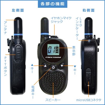 楽天市場】【 トランシーバー と イヤホンマイク セット 】 FC