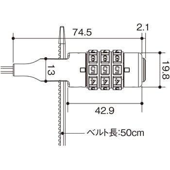 ステンベルト錠 WAKI