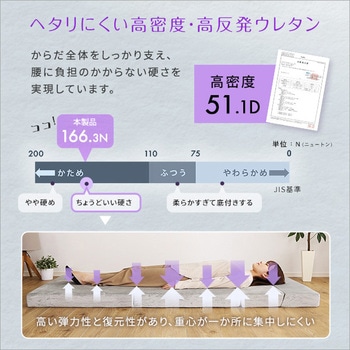 4 Way 折りたたみソファマットレス ダブル 【Tatin-タタン-】 ホームテイスト