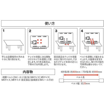 ニトリ 家具転倒防止器具2個入り 震度7相当 天板取り付け 側面 ニトリ 家具転倒防止器具2個入り 震度7相当 天板取り付け 側面