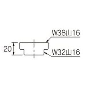 排水ネジ変換アダプター カクダイ