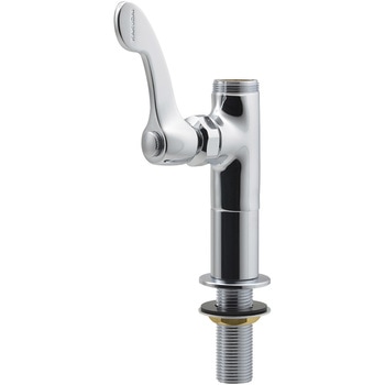 厨房用左ハンドル立形自在水栓本体(38ミリ延長) カクダイ